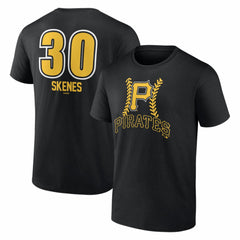 Paul Skenes Pittsburgh Pirates Fastball Player Name & Number T-Shirt Sale