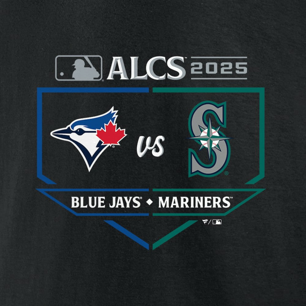 Toronto Blue Jays vs. Seattle Mariners 2025 American League Championship Series Matchup Batter's Box T-Shirt Online
