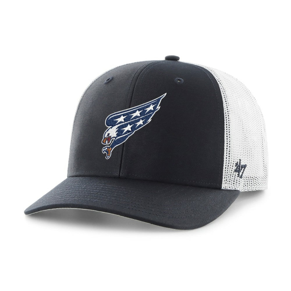Washington Capitals '47 Logo Trucker Adjustable Hat Navy/White