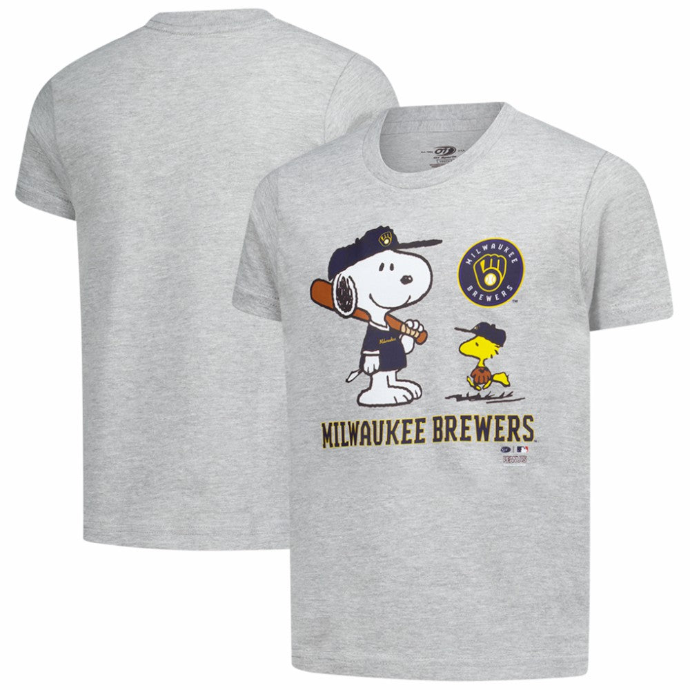 Milwaukee Brewers Youth Peanuts Snoopy T-Shirt Online