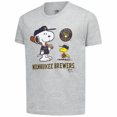 Milwaukee Brewers Youth Peanuts Snoopy T-Shirt Online