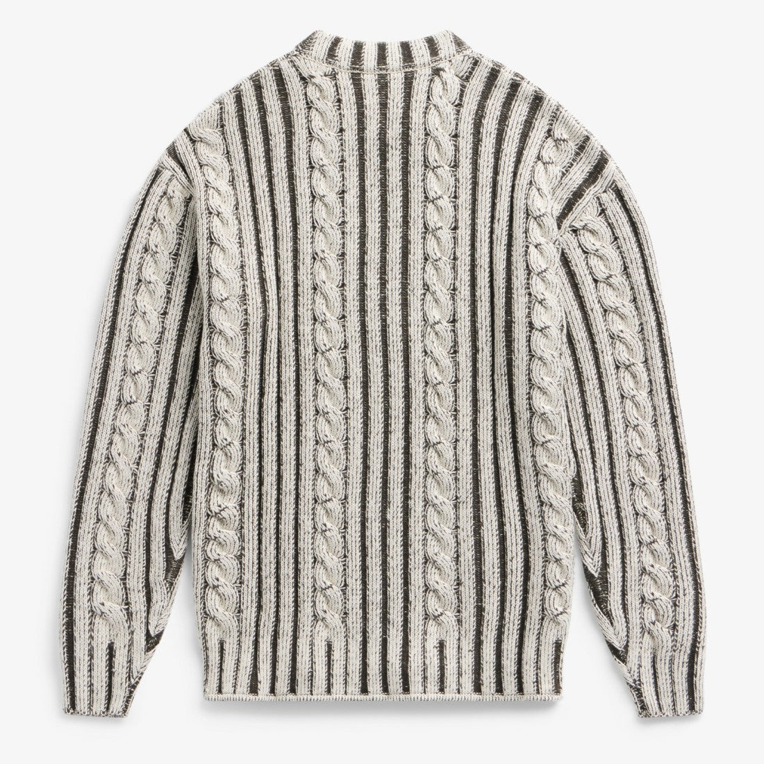Detroit Lions Off Season x NFL Unisex Cable Knit Sweater Cream/Gray - NFL