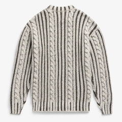 Detroit Lions Off Season x NFL Unisex Cable Knit Sweater Cream/Gray - NFL