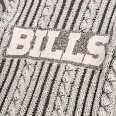 Buffalo Bills Off Season x NFL Unisex Cable Knit Sweater Cream/Gray - NFL