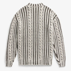 Kansas City Chiefs Off Season x NFL Unisex Cable Knit Sweater Cream/Gray - NFL