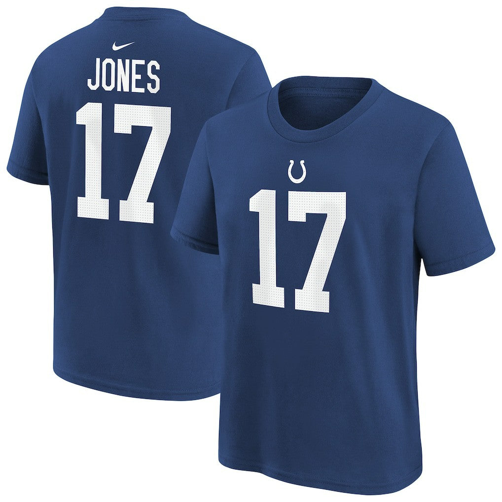 Daniel Jones Indianapolis Colts Youth Player Name & Number T-Shirt Royal - Nike