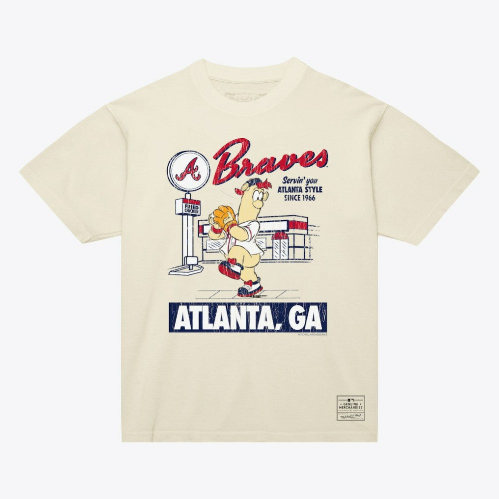 Atlanta Braves Mitchell & Ness Deli T-Shirt for sale