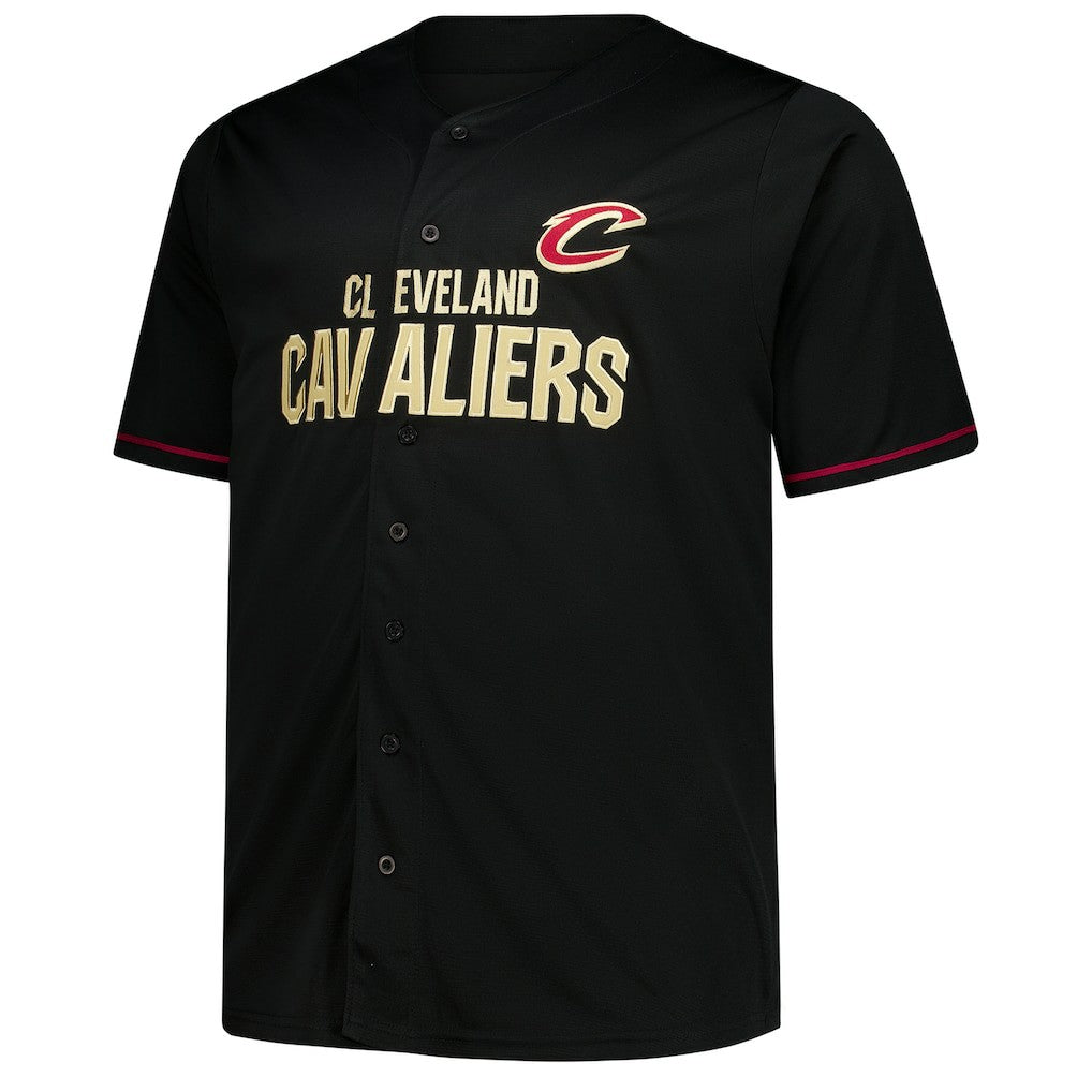 Fanatics - Cleveland Cavaliers Big & Tall Pop Full-Button Jersey - Black