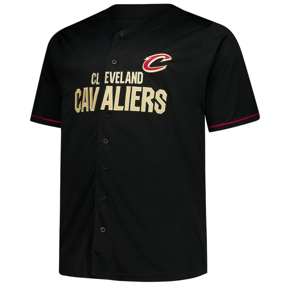 Fanatics - Cleveland Cavaliers Big & Tall Pop Full-Button Jersey - Black