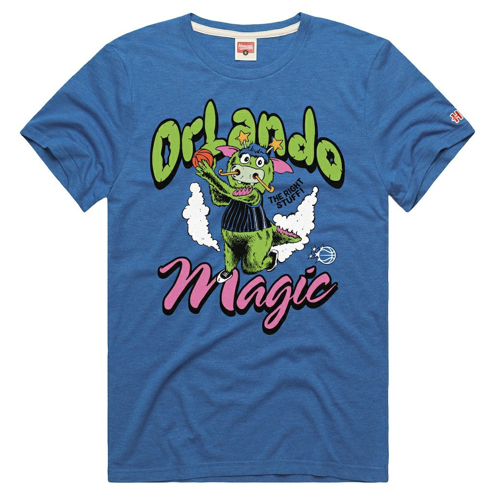 NBA - Orlando Magic Homage Unisex The Right Stuff Tri-Blend T-Shirt - Royal