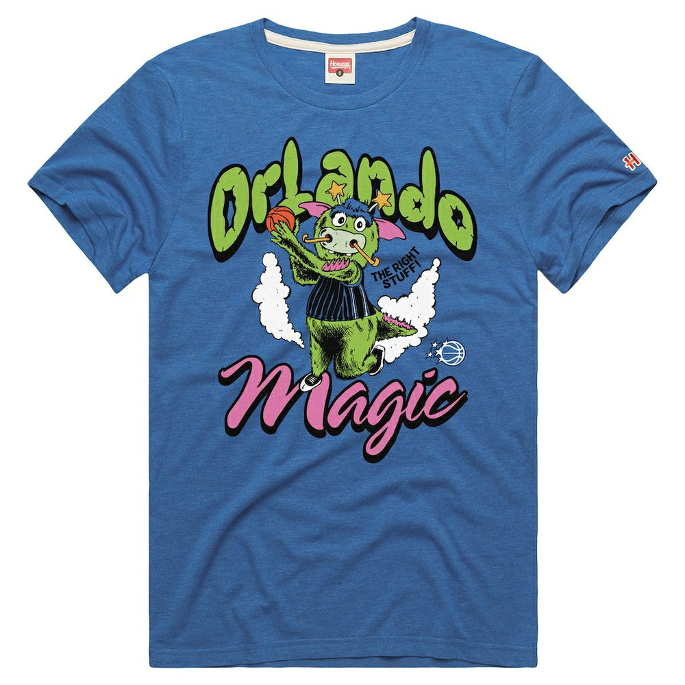 NBA - Orlando Magic Homage Unisex The Right Stuff Tri-Blend T-Shirt - Royal
