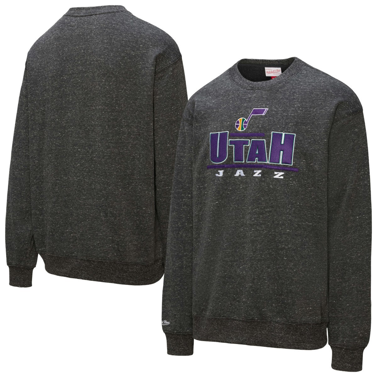 Mitchell & Ness - Utah Jazz Throw It Back Fleece Sweatshirt - Black