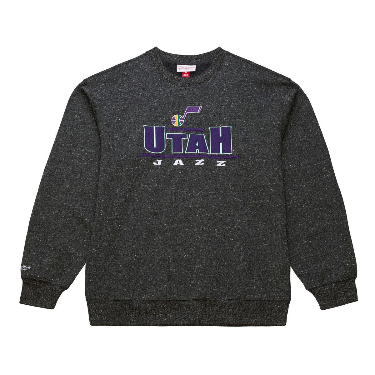 Mitchell & Ness - Utah Jazz Throw It Back Fleece Sweatshirt - Black