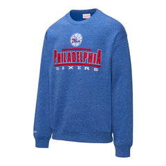 Mitchell & Ness - Philadelphia 76ers Throw It Back Fleece Sweatshirt - Royal