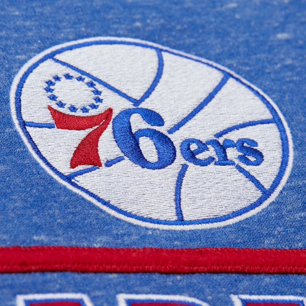 Mitchell & Ness - Philadelphia 76ers Throw It Back Fleece Sweatshirt - Royal