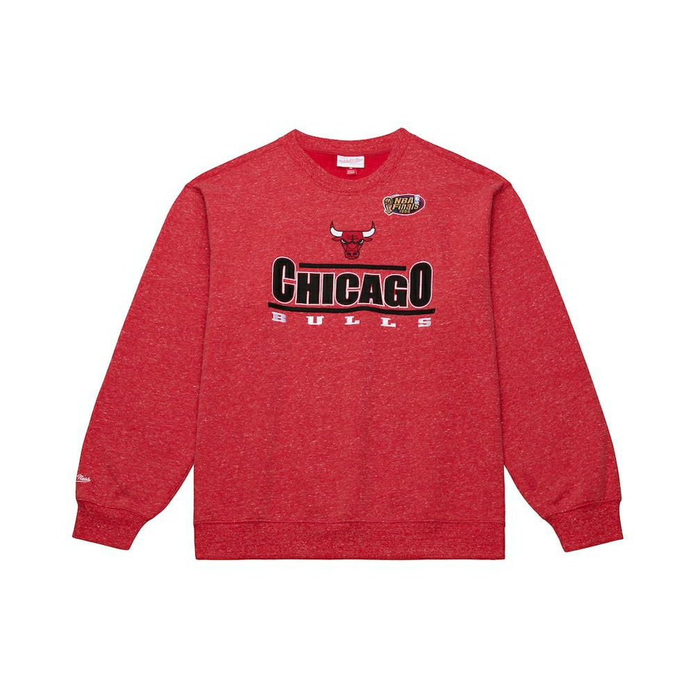 Mitchell & Ness - Chicago Bulls Throw It Back Fleece Sweatshirt - Red