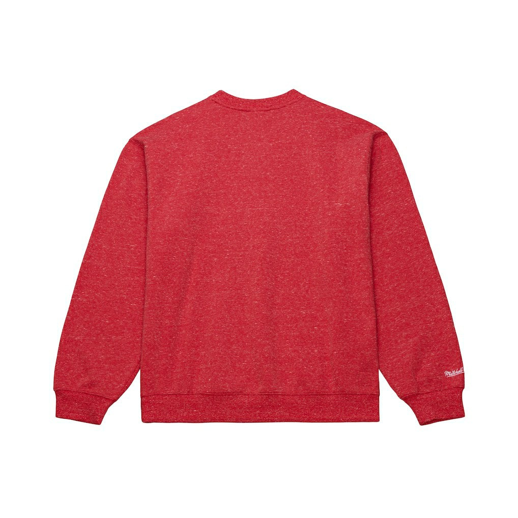 Mitchell & Ness - Chicago Bulls Throw It Back Fleece Sweatshirt - Red