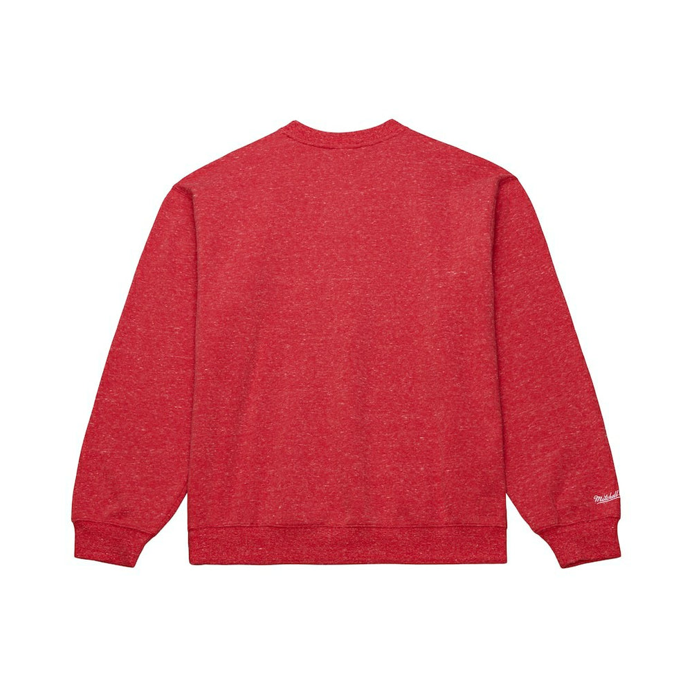 Mitchell & Ness - Chicago Bulls Throw It Back Fleece Sweatshirt - Red