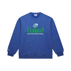 Mitchell & Ness - Dallas Mavericks Throw It Back Fleece Sweatshirt - Navy