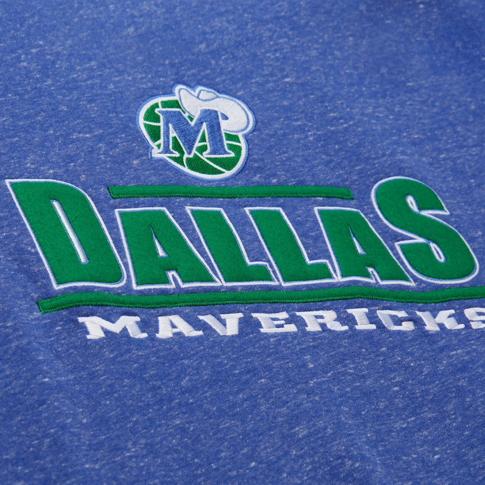 Mitchell & Ness - Dallas Mavericks Throw It Back Fleece Sweatshirt - Navy