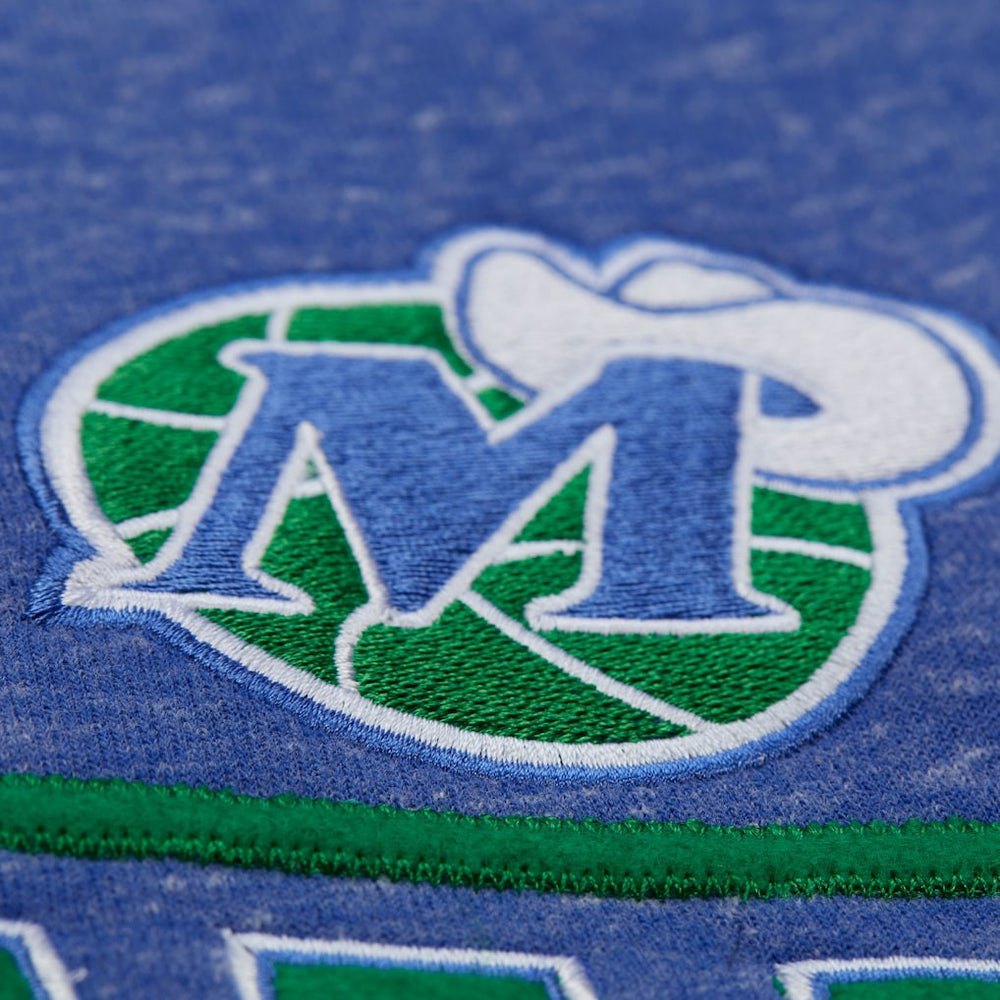 Mitchell & Ness - Dallas Mavericks Throw It Back Fleece Sweatshirt - Navy
