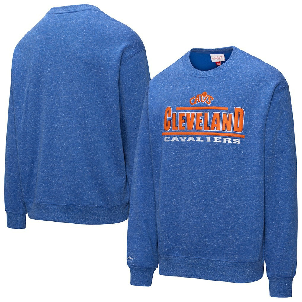 Mitchell & Ness - Cleveland Cavaliers Throw It Back Fleece Sweatshirt - Royal