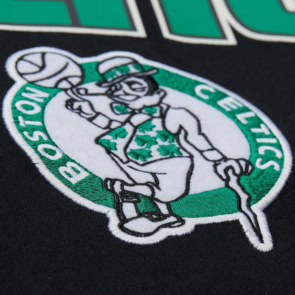 Mitchell & Ness - Boston Celtics Hardwood Classics Throw It Back Premium T-Shirt - Black