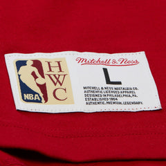 Mitchell & Ness - Miami Heat Hardwood Classics Throw It Back Premium T-Shirt - Red