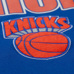 Mitchell & Ness - New York Knicks Hardwood Classics Throw It Back Premium T-Shirt - Blue