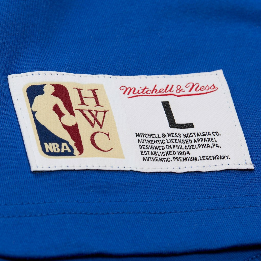 Mitchell & Ness - New York Knicks Hardwood Classics Throw It Back Premium T-Shirt - Blue