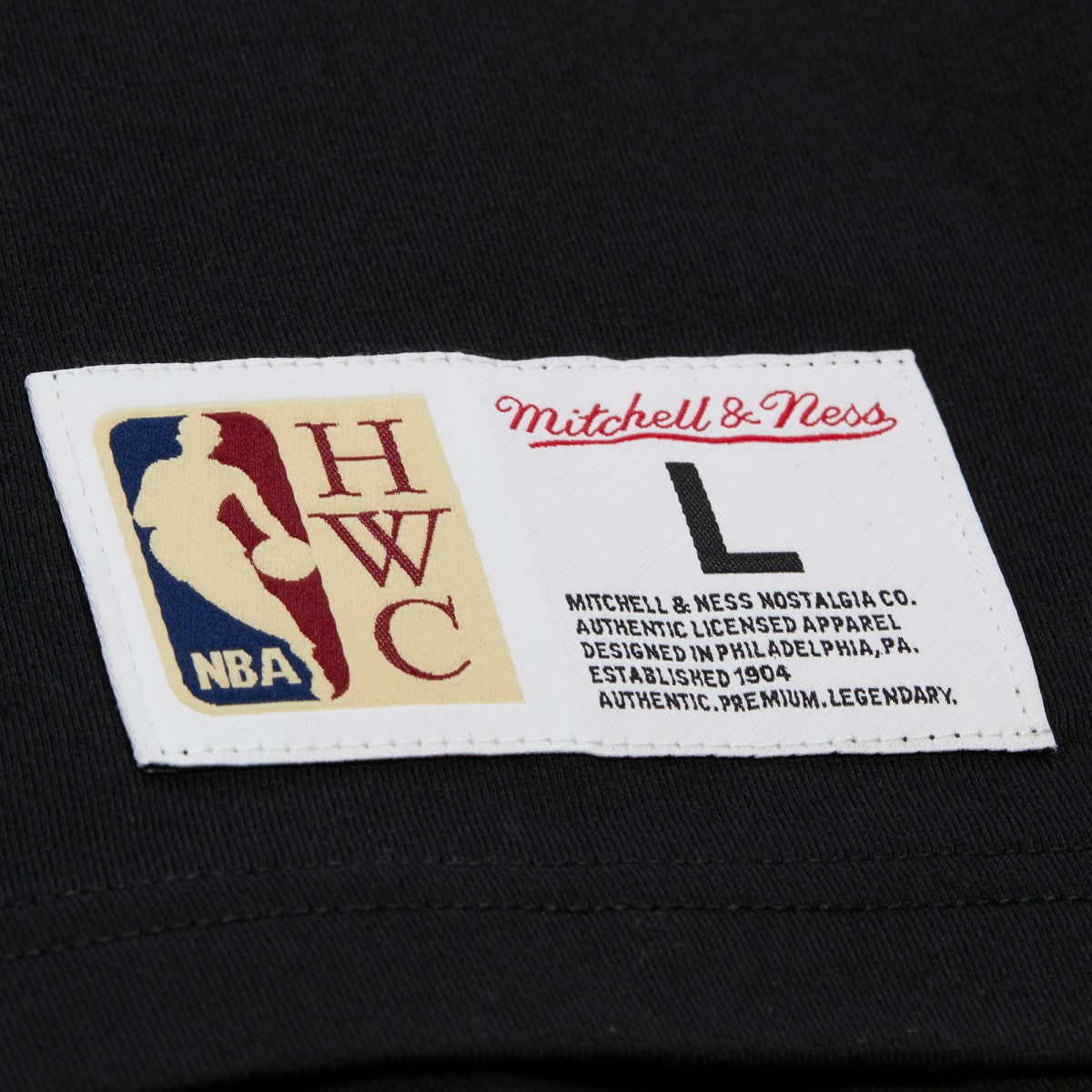 Mitchell & Ness - Minnesota Timberwolves Hardwood Classics Throw It Back Premium T-Shirt - Black
