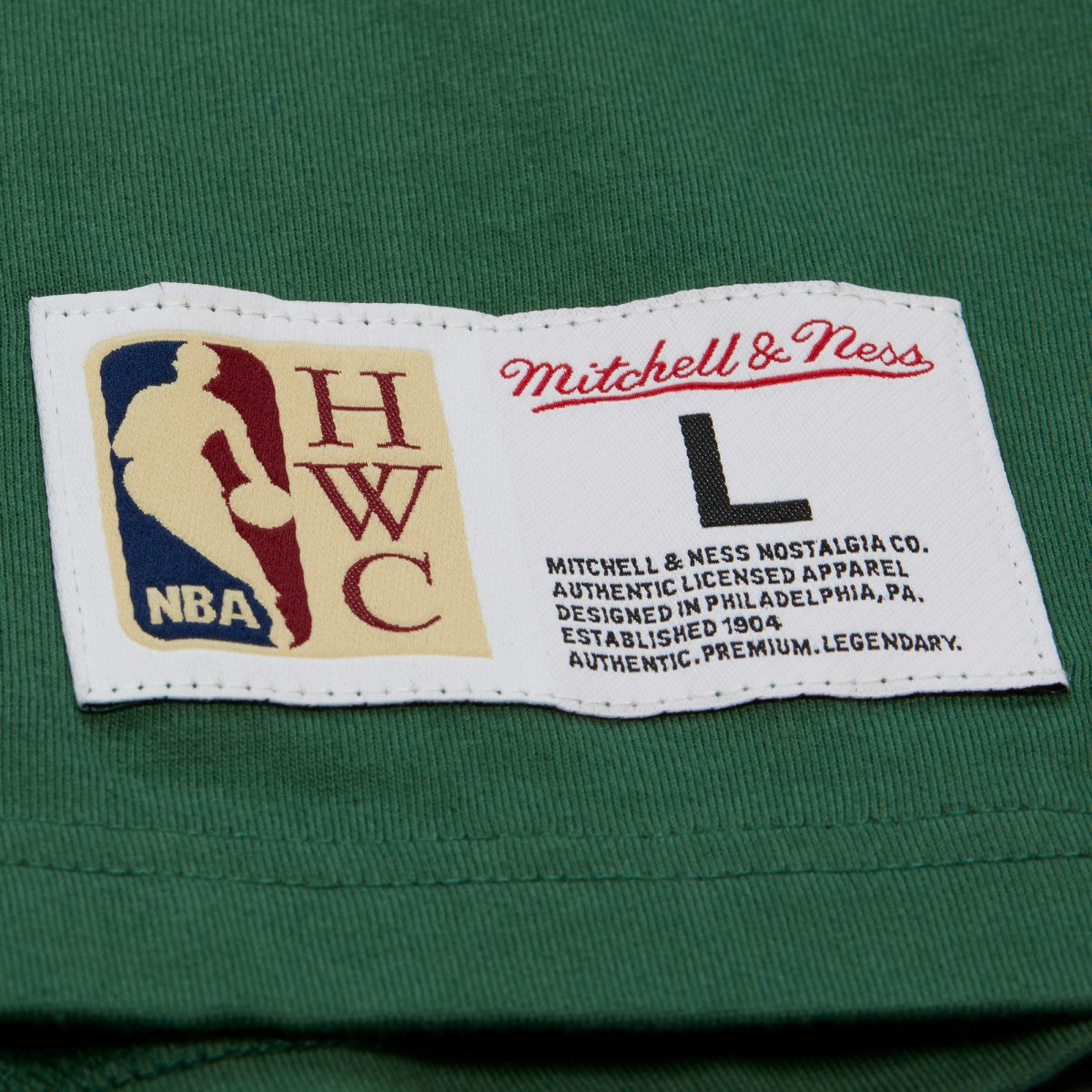 Mitchell & Ness - Milwaukee Bucks Hardwood Classics Throw It Back Premium T-Shirt - Green