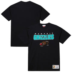 Mitchell & Ness - Memphis Grizzlies Hardwood Classics Throw It Back Premium T-Shirt - Black