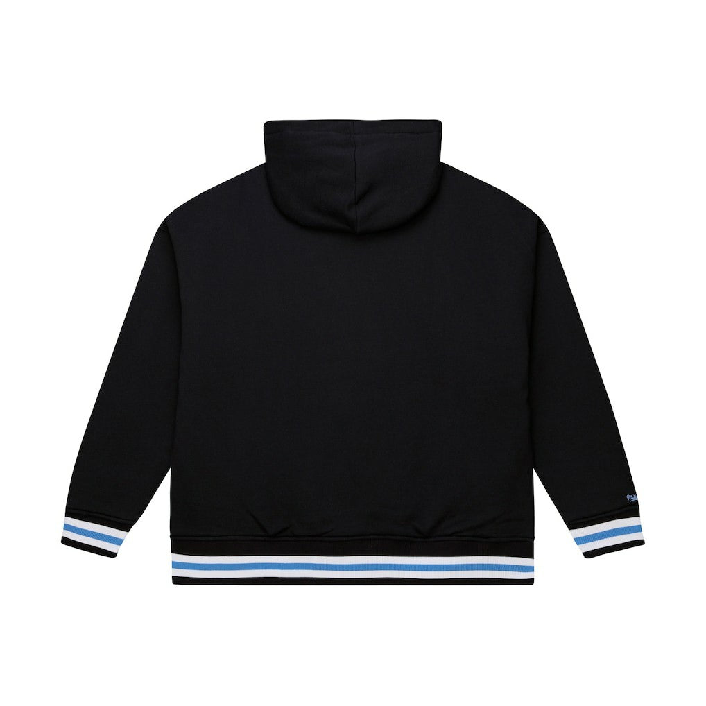 Mitchell & Ness - Cleveland Cavaliers Throw It Back Quilted Fleece Quarter-Zip Hoodie - Black