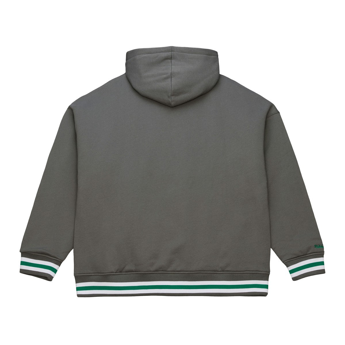 Mitchell & Ness - Milwaukee Bucks Throw It Back Quilted Fleece Quarter-Zip Hoodie - Gray