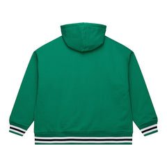 Mitchell & Ness - Boston Celtics Throw It Back Quilted Fleece Quarter-Zip Hoodie - Green