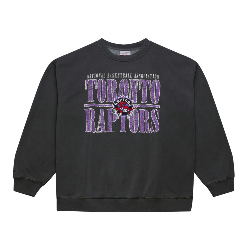 Mitchell & Ness - Toronto Raptors NBA Downtown Collection Fleece Sweatshirt - Black