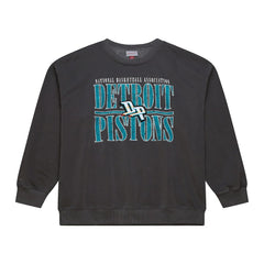 Mitchell & Ness - Detroit Pistons NBA Downtown Collection Fleece Sweatshirt - Black