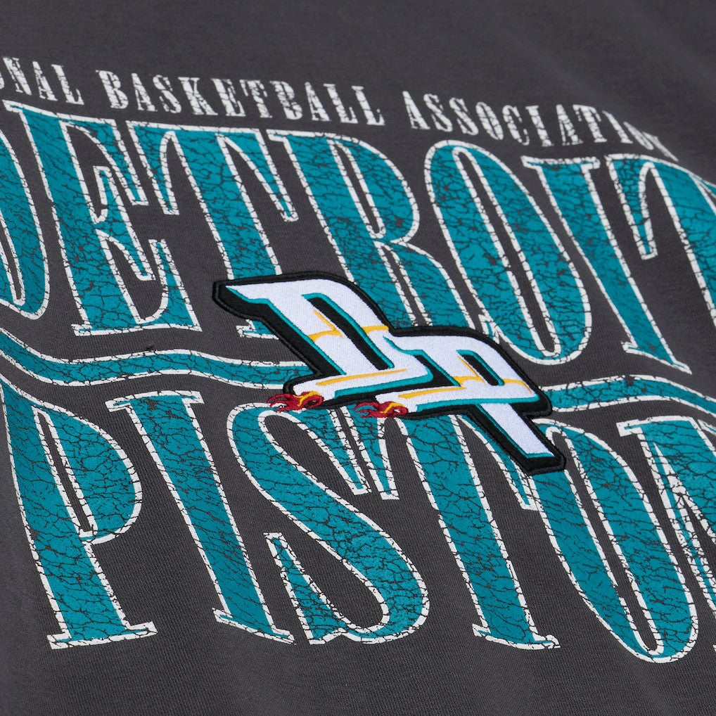 Mitchell & Ness - Detroit Pistons NBA Downtown Collection Fleece Sweatshirt - Black