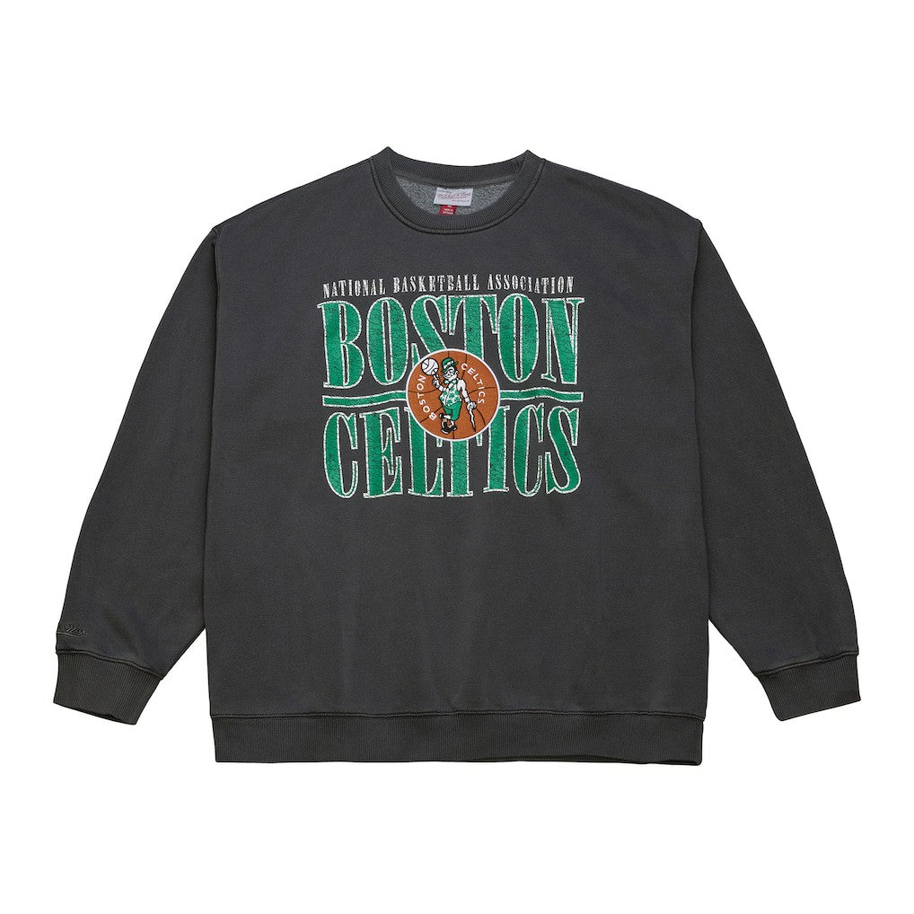 Mitchell & Ness - Boston Celtics NBA Downtown Collection Fleece Sweatshirt - Black