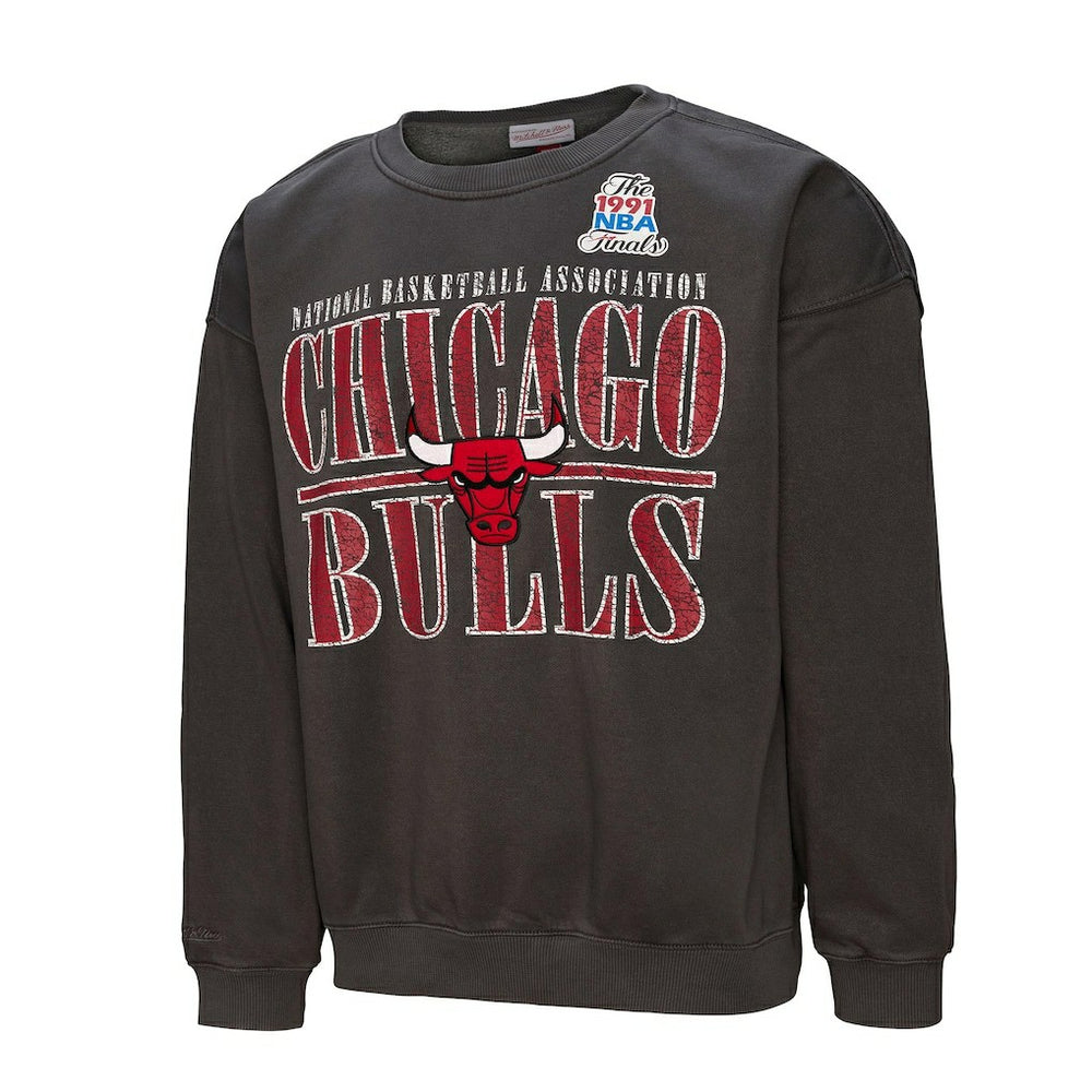 Mitchell & Ness - Chicago Bulls NBA Downtown Collection Fleece Sweatshirt - Black