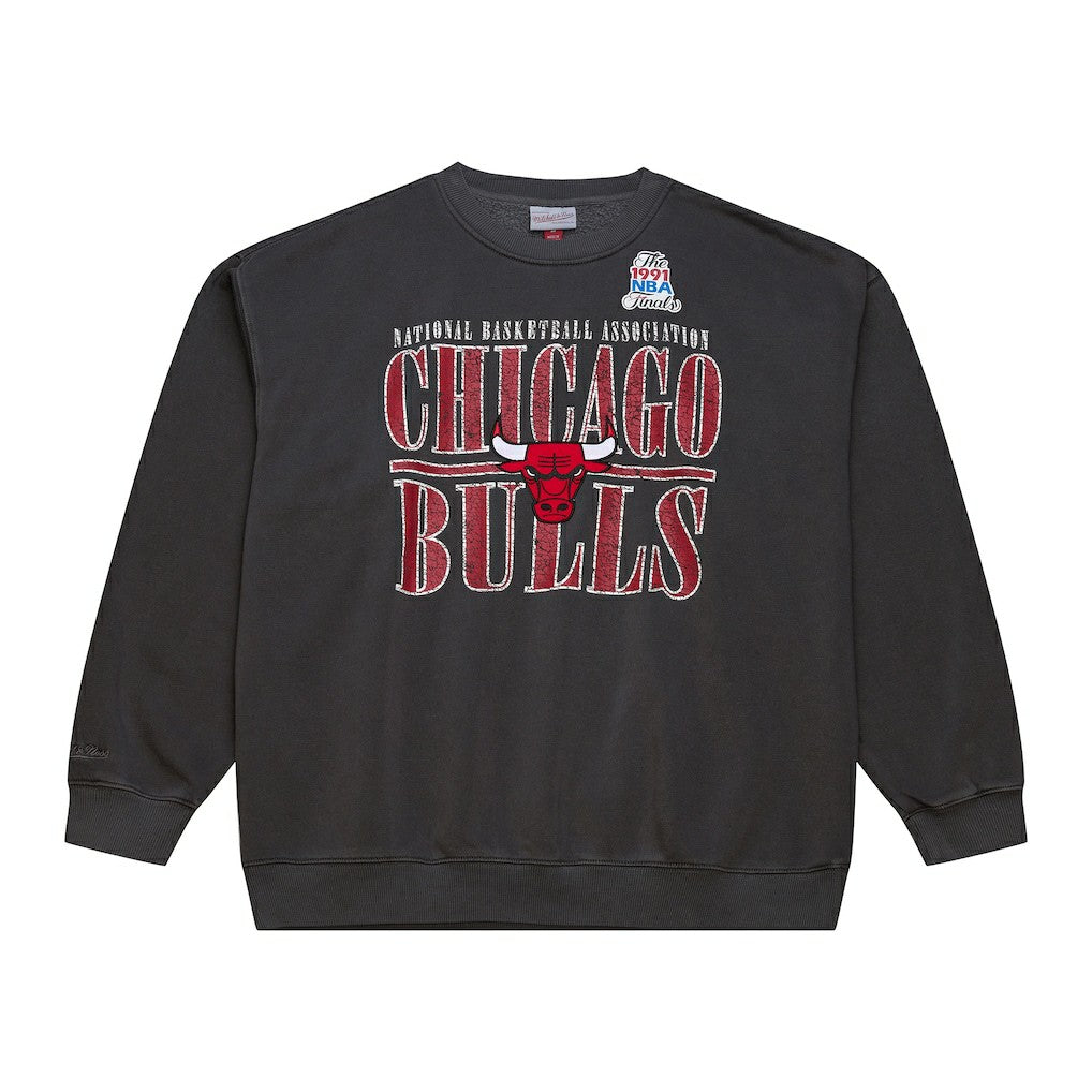 Mitchell & Ness - Chicago Bulls NBA Downtown Collection Fleece Sweatshirt - Black