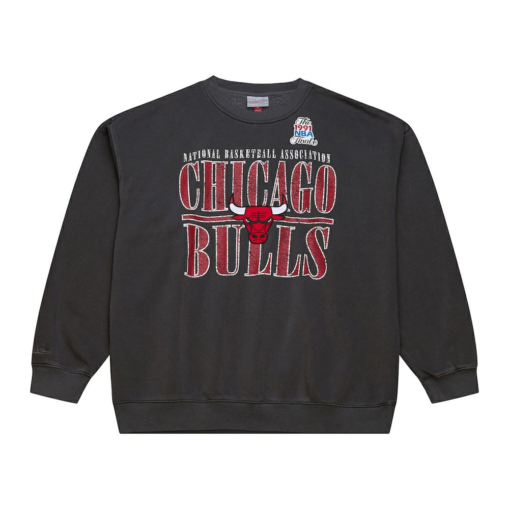 Mitchell & Ness - Chicago Bulls NBA Downtown Collection Fleece Sweatshirt - Black