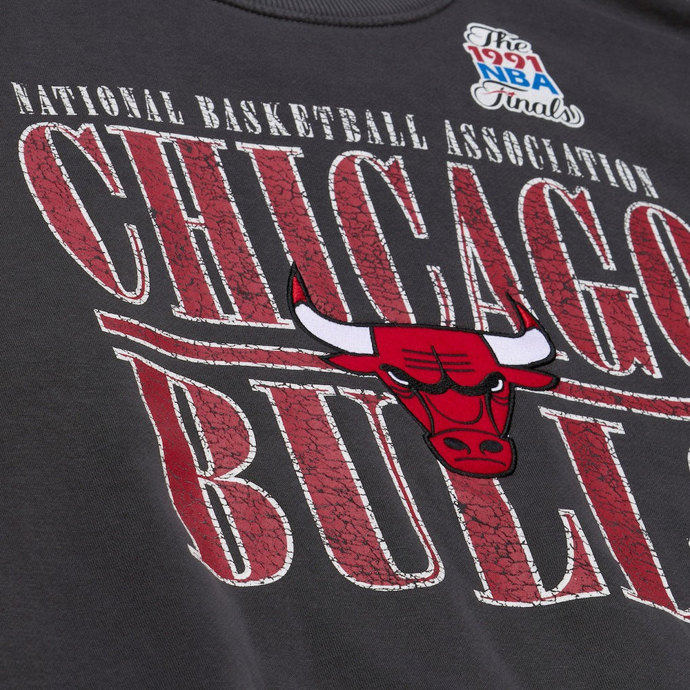 Mitchell & Ness - Chicago Bulls NBA Downtown Collection Fleece Sweatshirt - Black