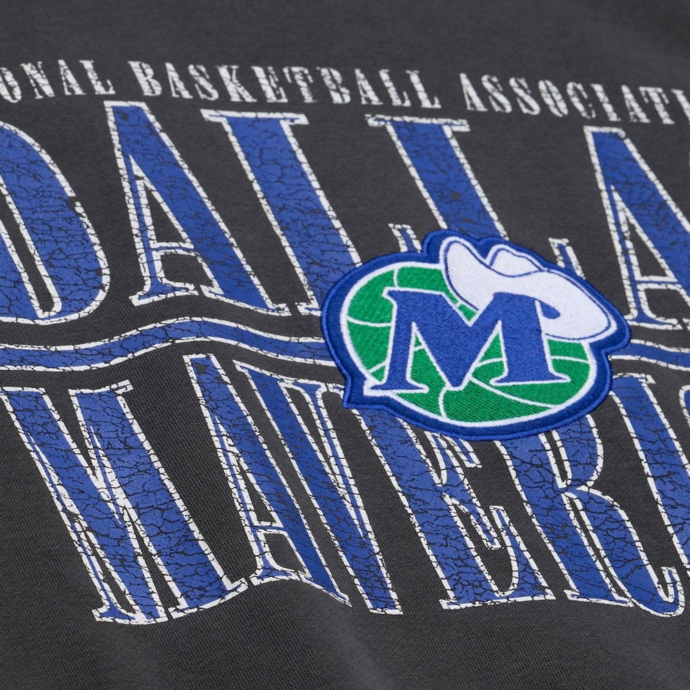 Mitchell & Ness - Dallas Mavericks NBA Downtown Collection Fleece Sweatshirt - Black