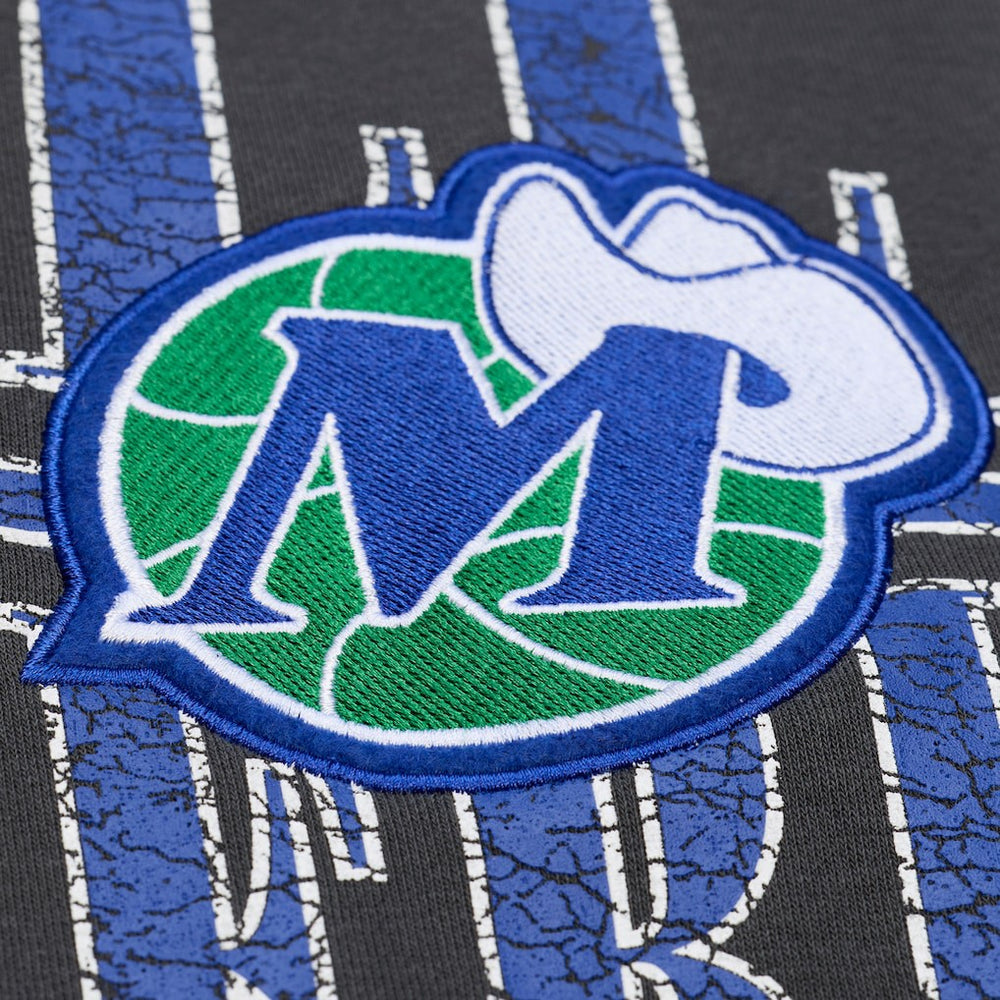 Mitchell & Ness - Dallas Mavericks NBA Downtown Collection Fleece Sweatshirt - Black