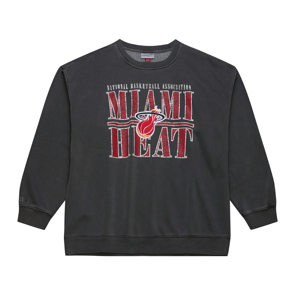 Mitchell & Ness - Miami Heat NBA Downtown Collection Fleece Sweatshirt - Black