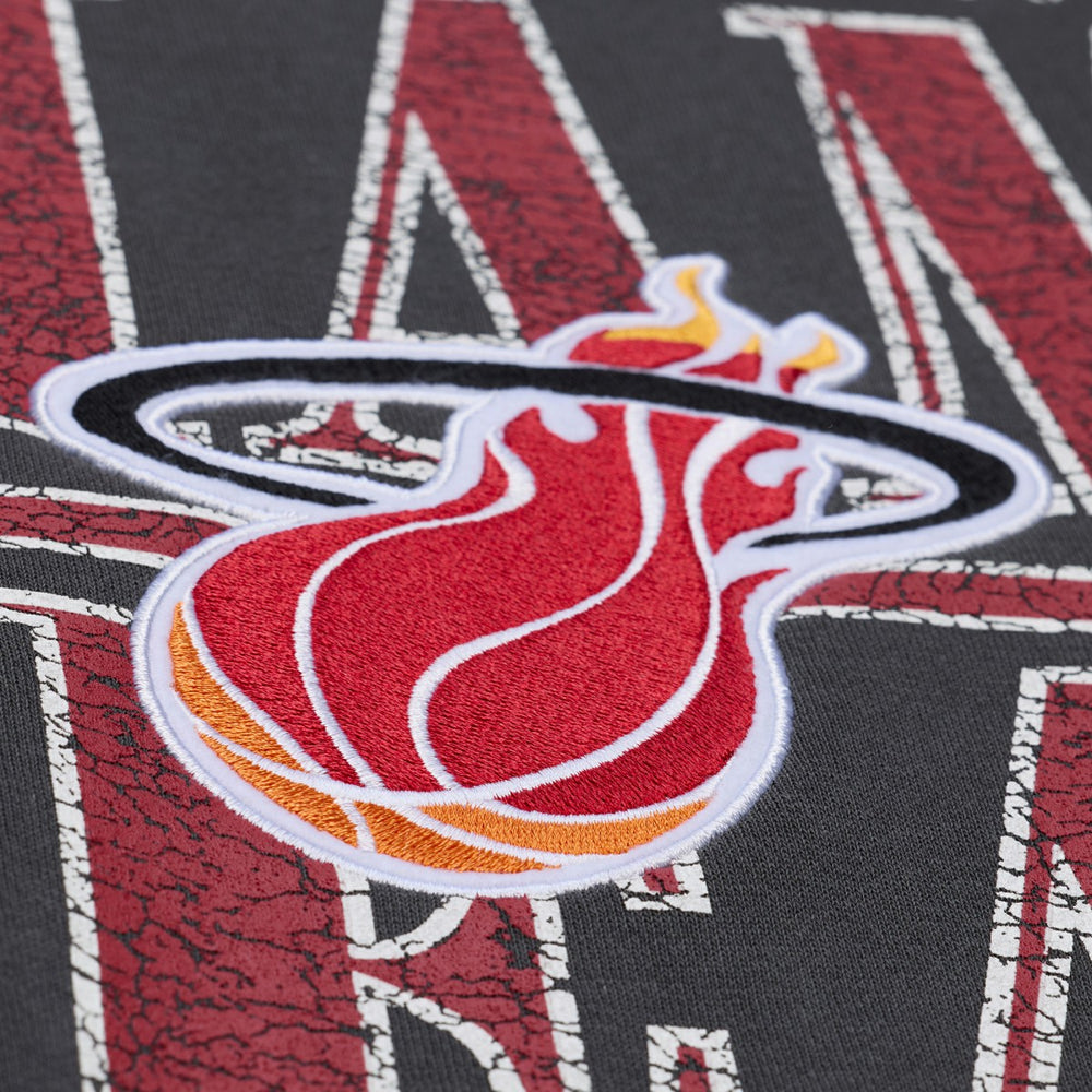 Mitchell & Ness - Miami Heat NBA Downtown Collection Fleece Sweatshirt - Black