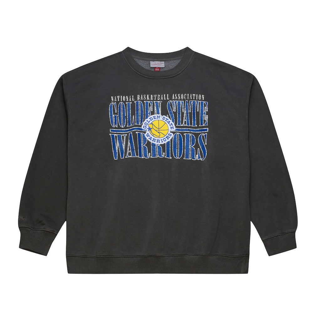 Mitchell & Ness - Golden State Warriors NBA Downtown Collection Fleece Sweatshirt - Black