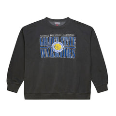 Mitchell & Ness - Golden State Warriors NBA Downtown Collection Fleece Sweatshirt - Black